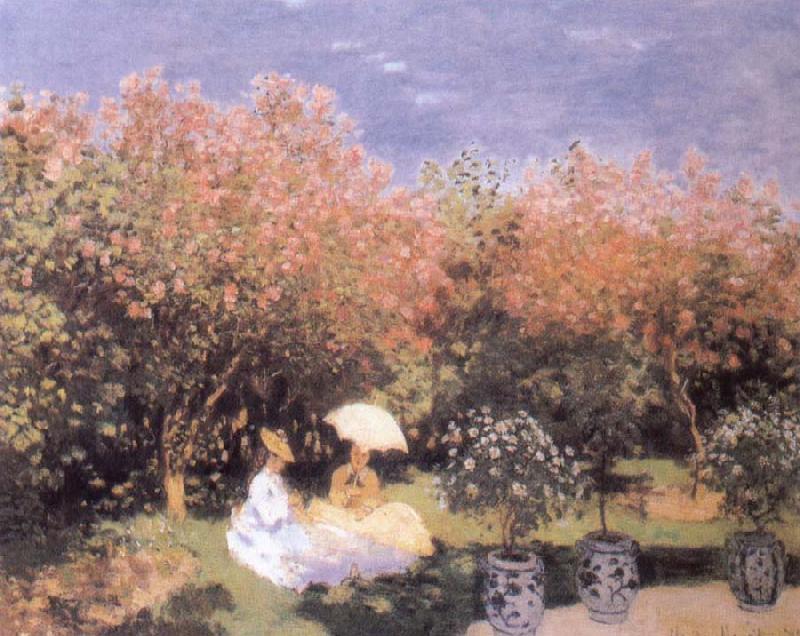 Claude Monet The Garden oil painting image